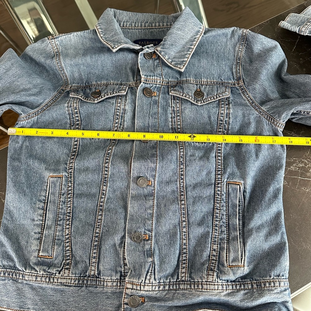 Talbots Soft Denim Blue Jacket 4p - image 5